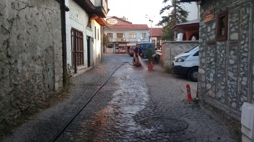 Safranbolu’da temizlik çalışması