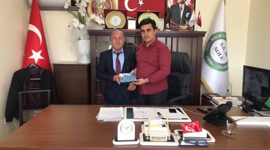 Halk otobüsleri kooperatifinden Kahraman şoföre ödül