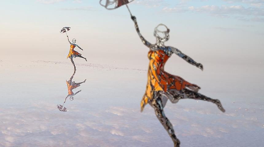 Yapımı 35 g&uuml;n s&uuml;ren kadının g&uuml;c&uuml; heykeli saflığı, temizliği ve doğallığı simgeliyor