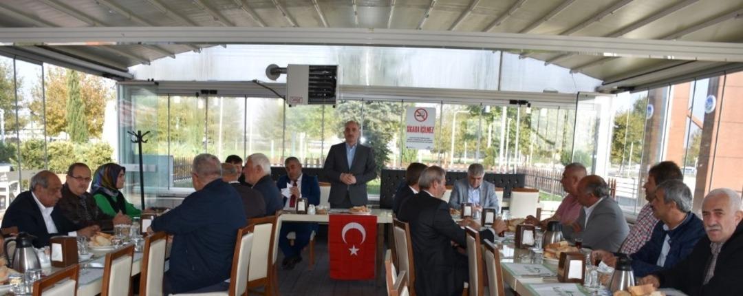 Başkan Kılı&ccedil;, muhtarlar ile bir araya geldi