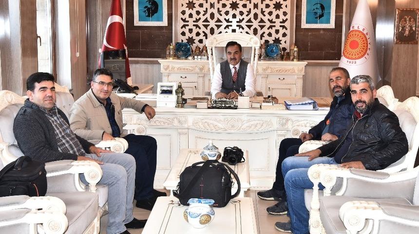 Başkan Çoban, gazetecileri ağırladı