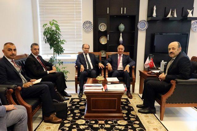 YÖK Başkanı Saraç, Irak'ın Ankara Büyükelçisi ile görüştü