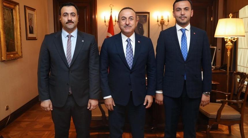 Bakan &Ccedil;avuşoğlu, ALK&Uuml; rekt&ouml;r&uuml; Kalan&rsquo;ı kabul etti