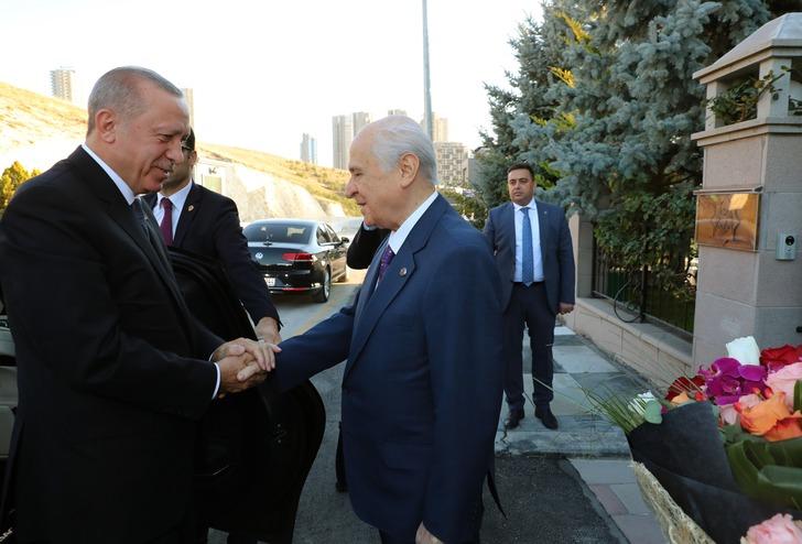 Cumhurbaşkanı Erdoğan, Bahçeli'yi ziyaret etti G1