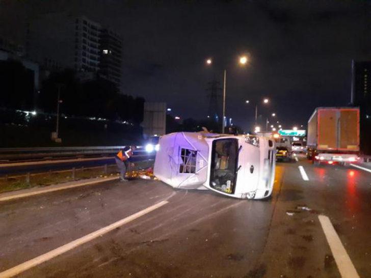 İstanbul Basın Ekspres Yolu'nda feci kaza! Çok sayıda ekip bölgeye sevk edildi! G1