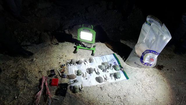 Van'da toprağa gömülü 13 kilo TNT patlayıcı bulundu