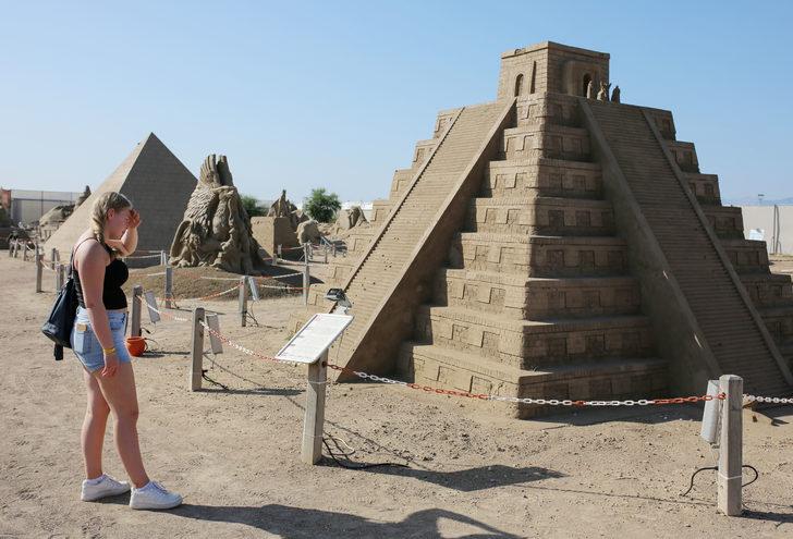 Kumdan heykeller kış boyu açık G3