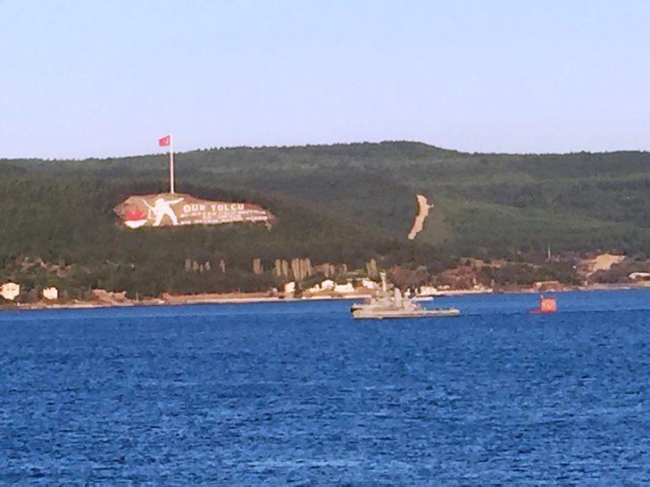 Çanakkale Boğazı’ndaki kırmızı cisim hedef tahtası çıktı G3
