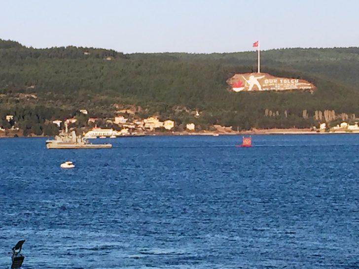 Çanakkale Boğazı’ndaki kırmızı cisim hedef tahtası çıktı G4