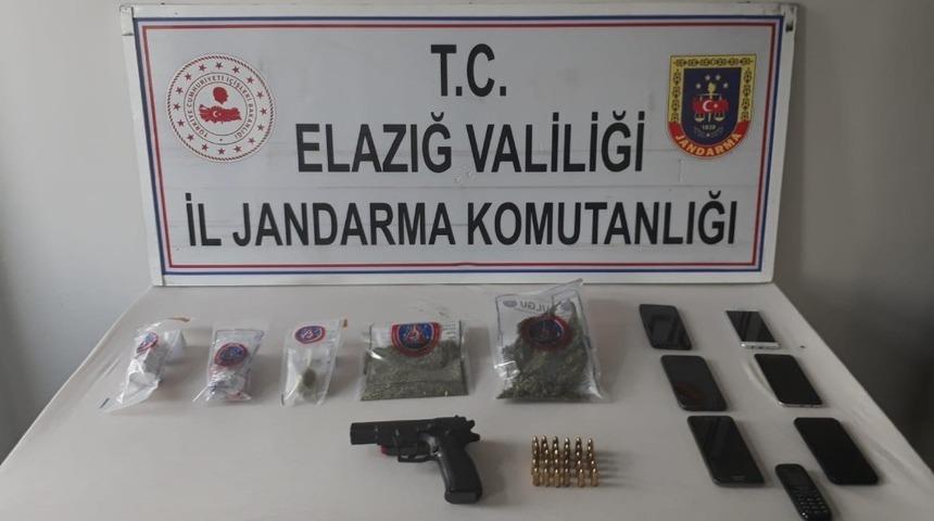 Elazığ merkezli 2 ilde uyuşturucu operasyonu: 6 tutuklama