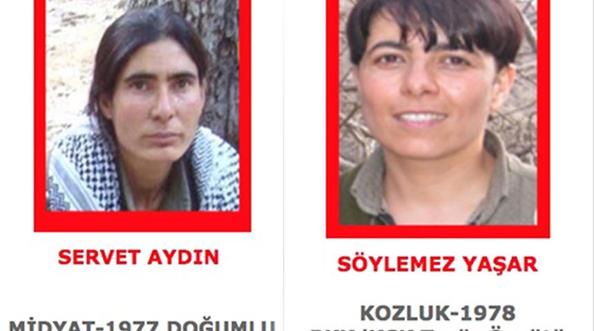 Son dakika: Kırmızı listedeki Servet Aydın ve Söylemez Yaşar etkisiz hale getirildi