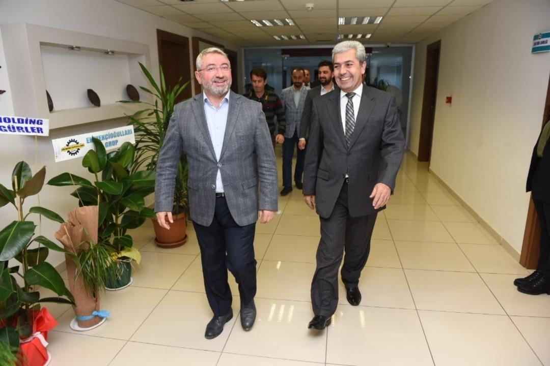 Başkan Aşgın Emniyet m&uuml;d&uuml;r&uuml; G&uuml;lser&rsquo;i ziyaret etti