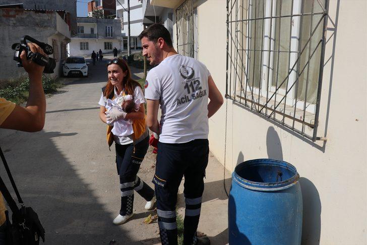 Bursa'da yeni doğan bebek çöp bidonunun yanında bulundu G3