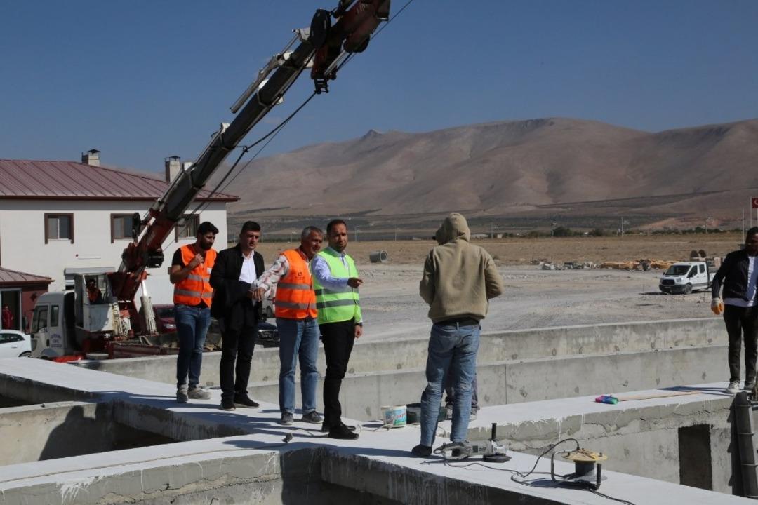 Niğde Biyolojik Arıtma Tesisi İnşaatında &ccedil;alışmalar hızla devam ediyor