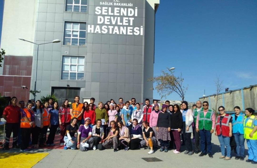 Hastanede yapılan tatbikat ger&ccedil;eği aratmadı