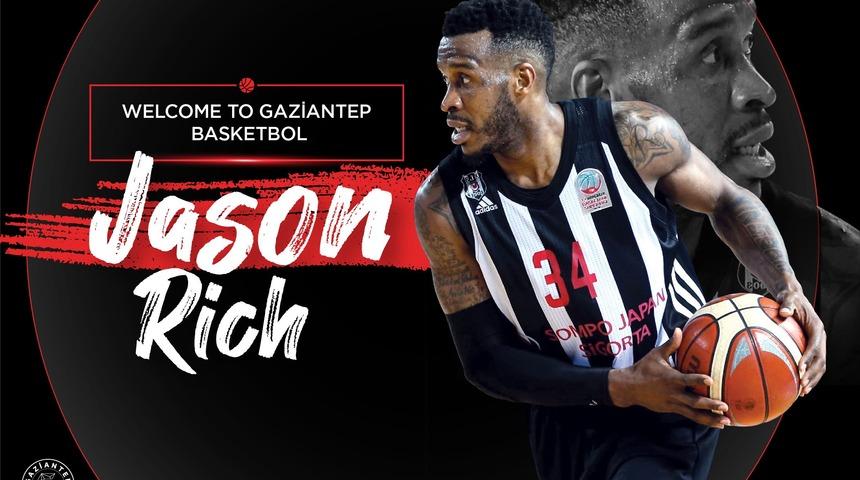 Gaziantep Basketbol, Beşiktaş'ın eski yıldızı Jason Rich'i transfer etti