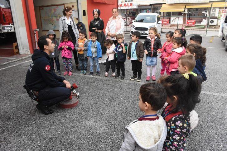 İtfaiyenin önemini yerinde öğrendiler G1