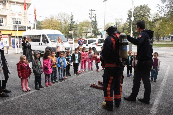 İtfaiyenin önemini yerinde öğrendiler G2
