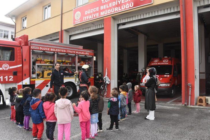İtfaiyenin önemini yerinde öğrendiler G3