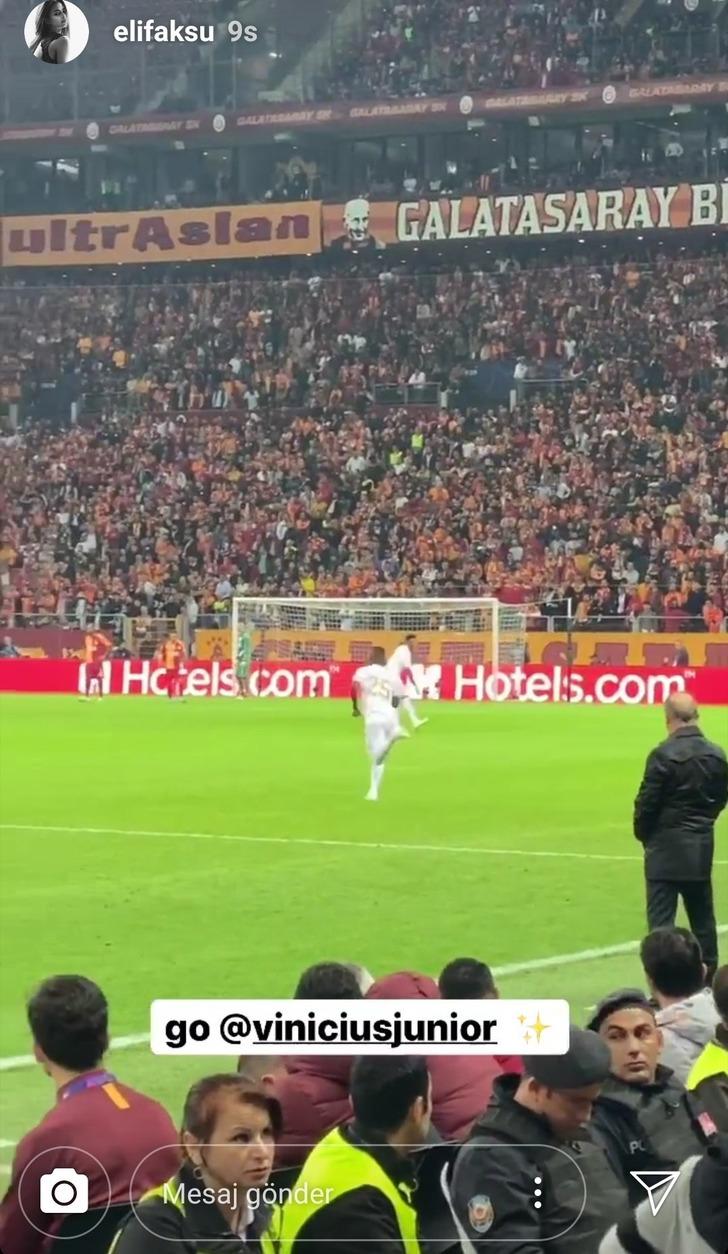 Türk model Real Madridli sevgilisini statta izledi! G3