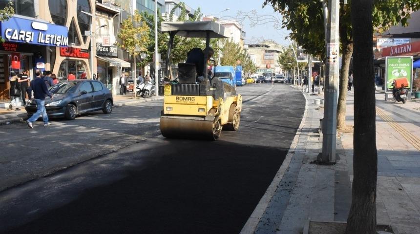 Bisiklet yolu yapımına başlandı