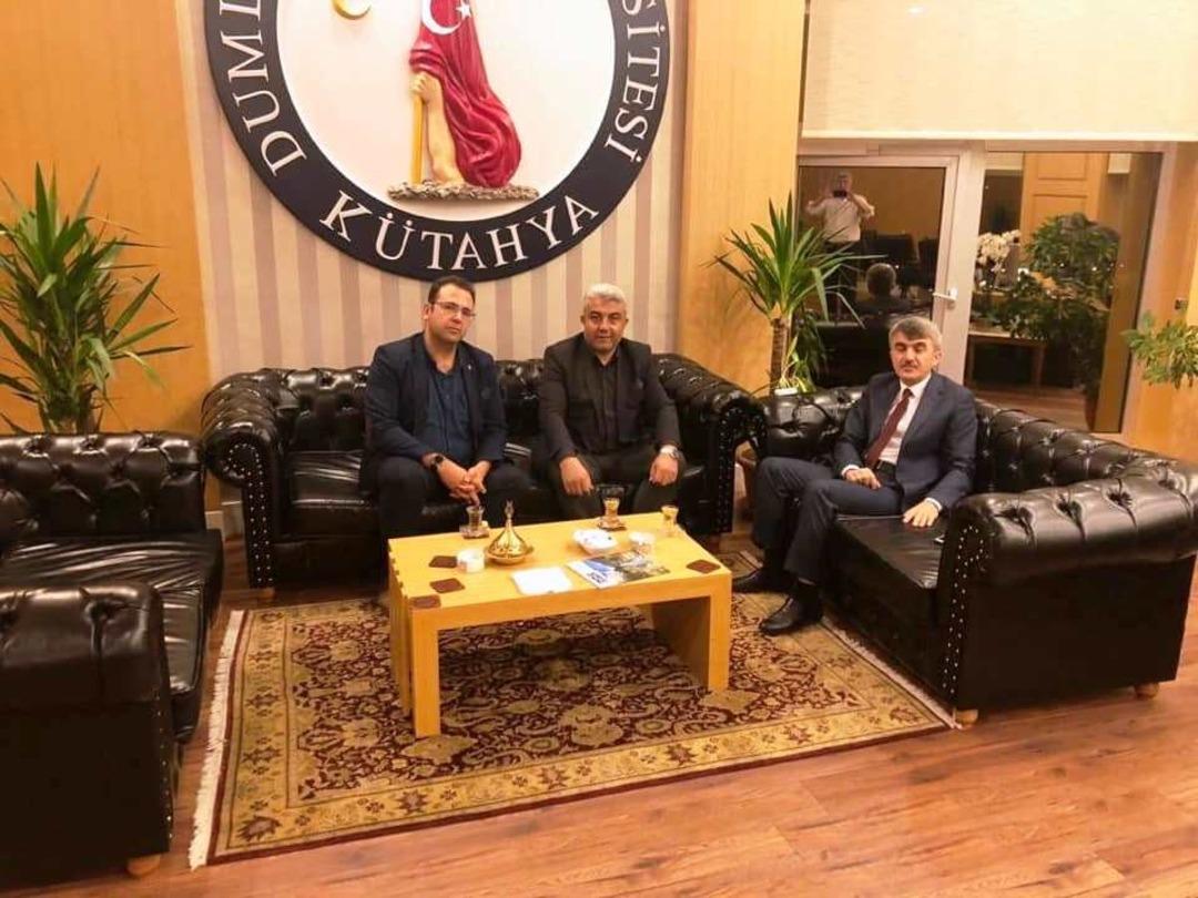 Başkan &Ccedil;alışkan&rsquo;dan Rekt&ouml;r Uysal&rsquo;a ziyaret