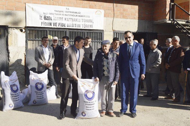 Tavşanlı’da 59 çiftçiye Macar fiği tohumu dağıtıldı G3