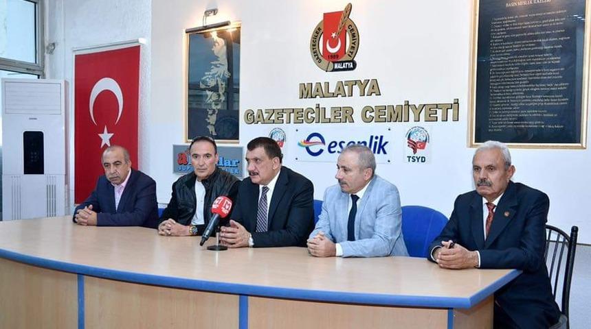 Başkan G&uuml;rkan, Gazeteciler Cemiyetini ziyaret etti