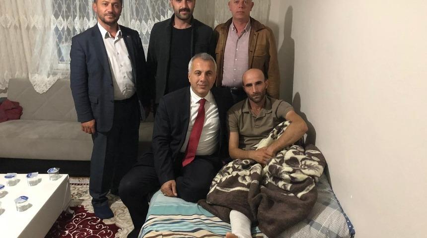 Başkan Babaoğlu&rsquo;ndan Barış Pınarı gazisine ge&ccedil;miş olsun ziyareti