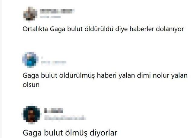 GAGA BULUT TWEET