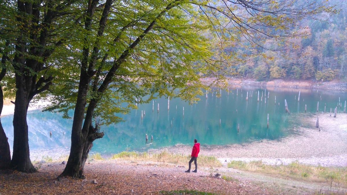 Sular &ccedil;ekilince ortaya &ccedil;ıktı! İlgin&ccedil; g&ouml;r&uuml;nt&uuml;