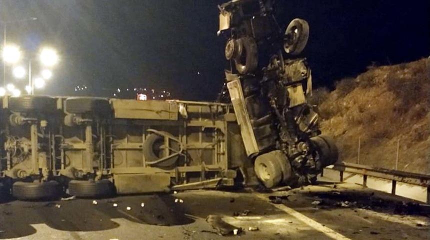 Osmaniye'de korkunç kaza! TIR şoförü hayatını kaybetti
