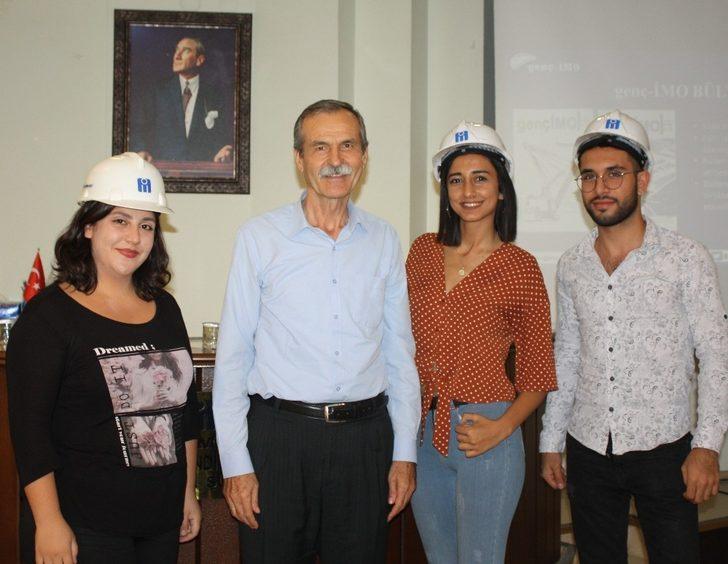 Genç mühendis adayları baret taktı G1