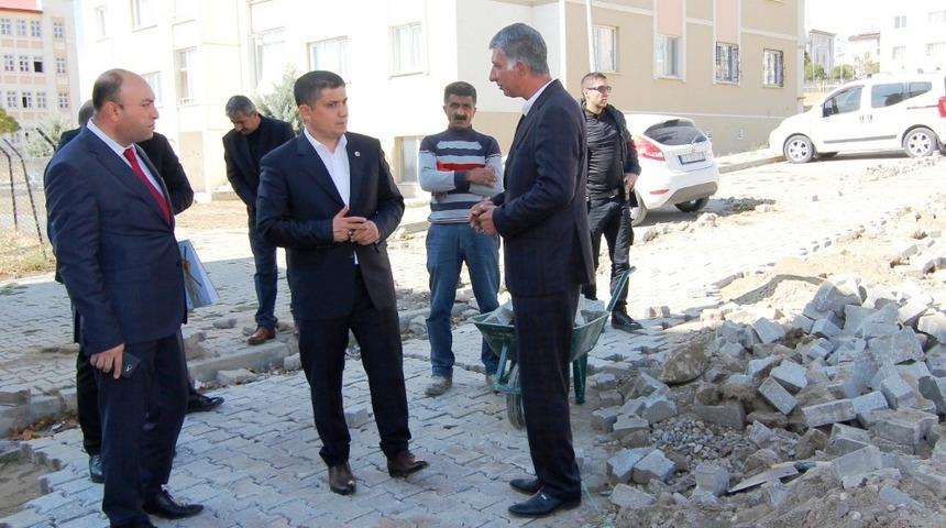 Başkan Vekili Mehmetbeyoğlu, belediyenin çalışmalarını inceledi