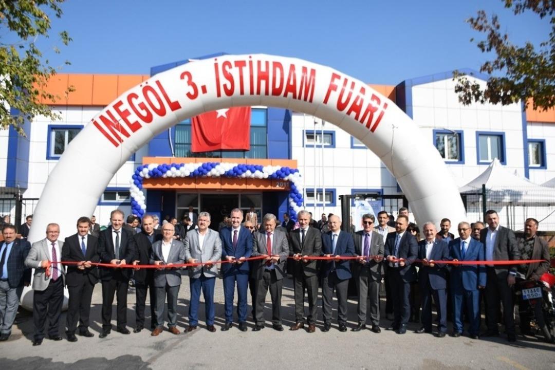 3. İneg&ouml;l İstihdam Fuarı başladı