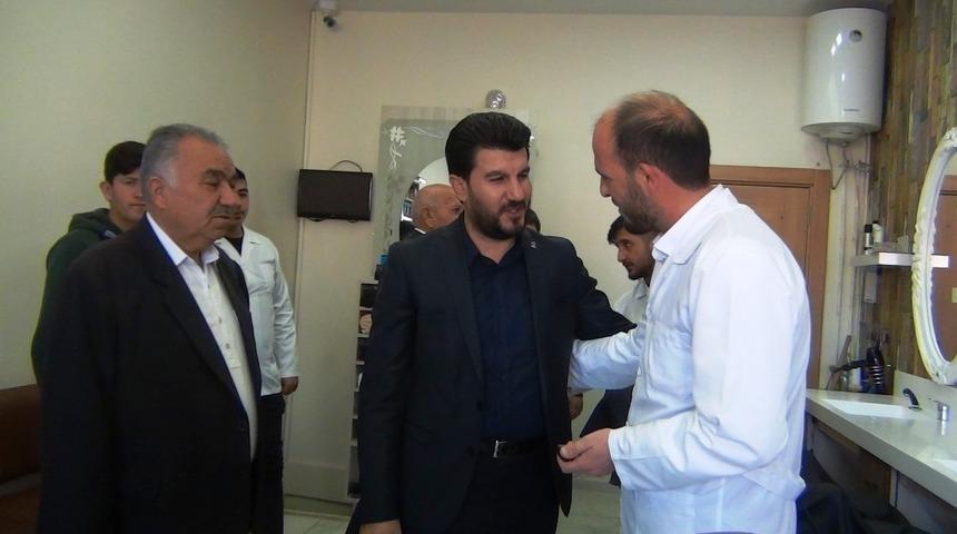 Başkan Sağlam&rsquo;dan esnaf ziyareti