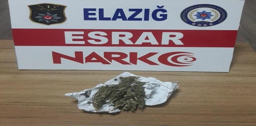 Elazığ&rsquo;da uyuşturucu ile m&uuml;cadele