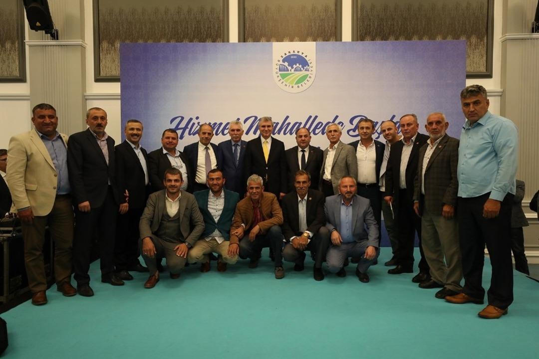 Başkan Y&uuml;ce, muhtarlarla bir araya geldi