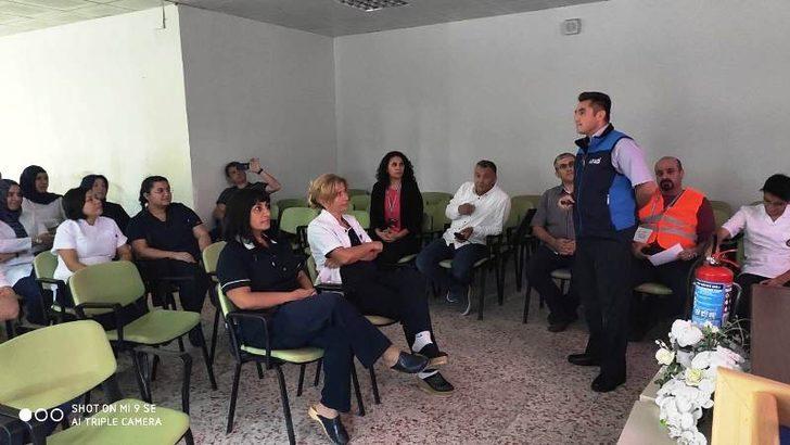 Yoncalı Fizik Tedavi Hastanesinde yangın ve tahliye tatbikatı G2