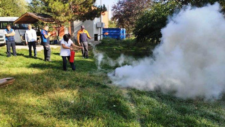 Yoncalı Fizik Tedavi Hastanesinde yangın ve tahliye tatbikatı G3