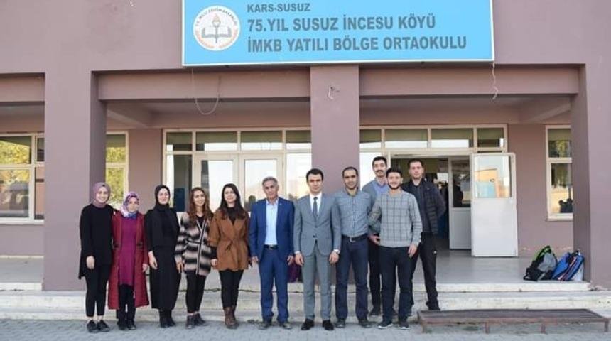 Kaymakam İnam’dan Yatılı Bölge Okulu’na ziyaret