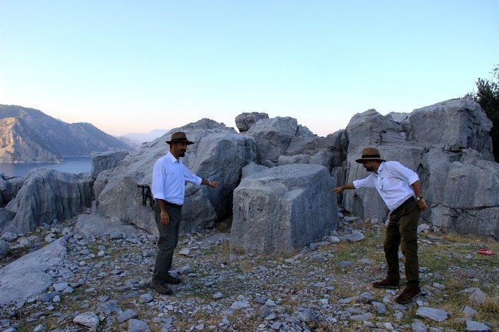 Amos Antik kentinin taş ocağı bulundu G2