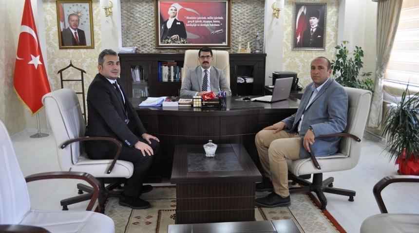 DSİ Şube M&uuml;d&uuml;r&uuml; Torun&rsquo;dan Kaymakam Coşkun&rsquo;u ziyaret