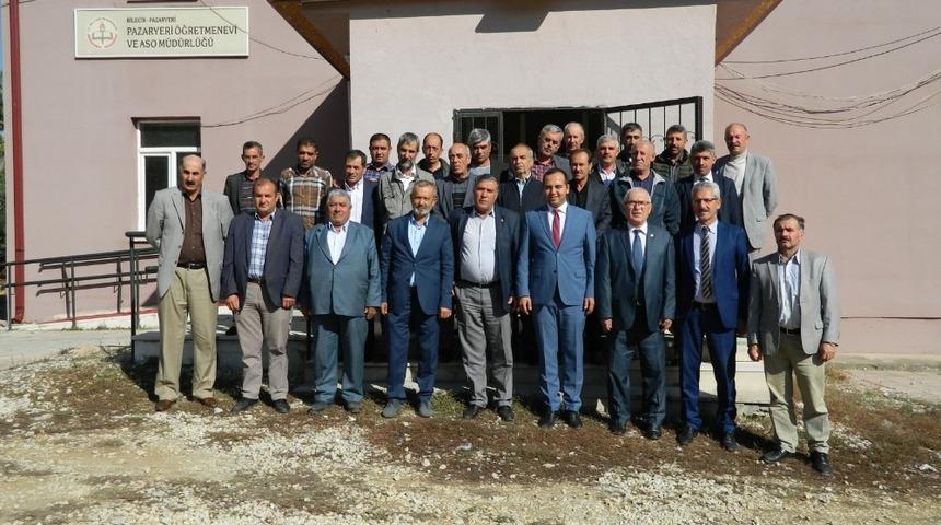 Kaymakam Güven muhtarlarla vedalaştı