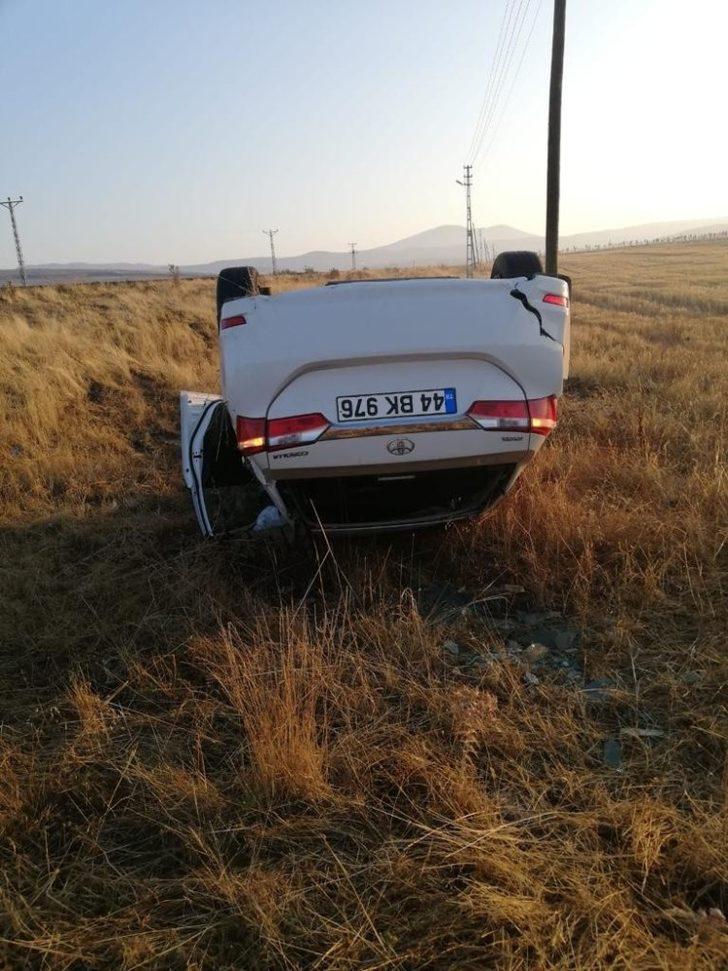 Köpeğe çarpmamak isterken takla attı: 1 yaralı G3