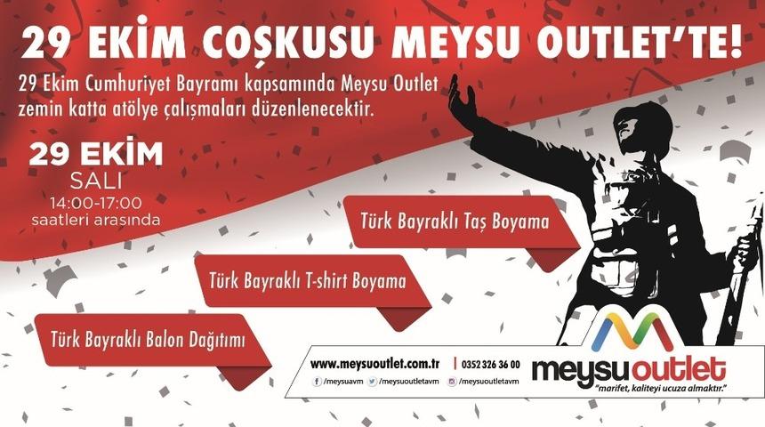 Meysu Outlet&rsquo;te Cumhuriyet Bayramı Coşkusu
