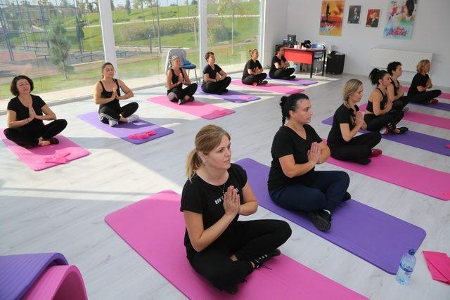 Odunpazarı Belediyesi’nin yoga merkezine büyük ilgi