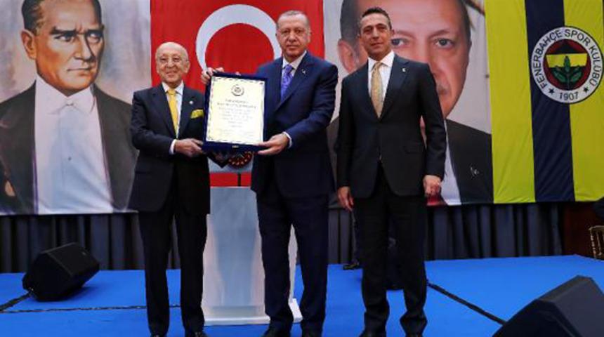 Cumhurbaşkanı Erdoğan'dan Fenerbahçe Yüksek Divan Kurulu'nda mesaj