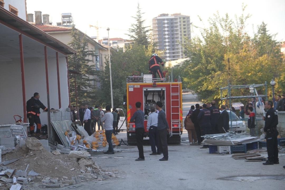 Elazığ&rsquo;da baca yangını