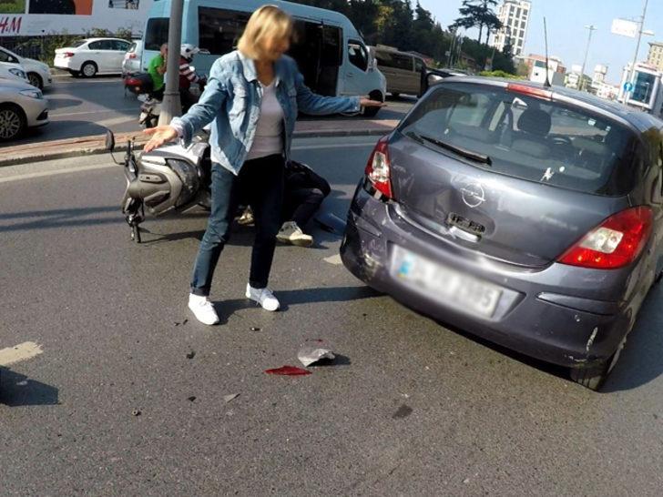 İstanbul'da sürücünün kaza sonrası yaptıkları 'pes' dedirtti G1